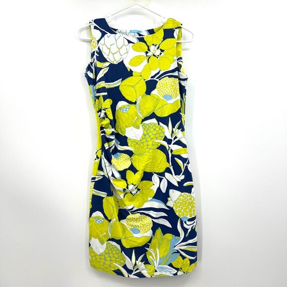 J. McLaughlin Dresses & Skirts - J. McLaughlin Cataline Cloth Lemon Tank Dress Women's Medium